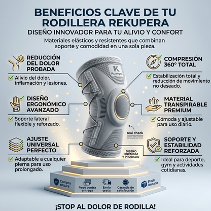 Rodillera Ortopédica de Compresión 360°